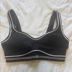 ALO Yoga Black and White Sports Bra